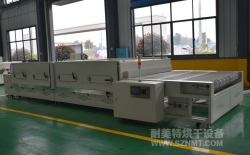 熱烈祝賀北京南火汽車配件有限公司與耐美特集團上海分公司成功簽約1臺汽車內飾板紅外線加熱線隧道爐12萬元！